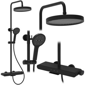 REA - Sprchový set Farel Black REA-P0354