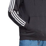 Pánská mikina 3-Stripes Hoodie M IB4028 Černá vzor - Adidas černá s bílou L