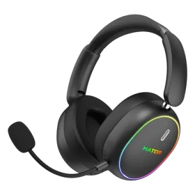 Hator ESH40 Phoenix 2 Wireless černá / herní bezdrátová sluchátka s mikrofonem / 10-44000Hz / ANC / 2.4GHz / BT / USB (ESH40)