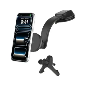 Belkin WIC012 černá / Magnetický držák do auta / Qi2 / 15W / na ventilaci i palubní desku (WIC012HQBK)