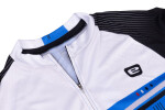 Pánský cyklistický dres MAESTRO, modrá/černá (elastický materiál MicroCool, velikost XL)
