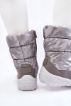 Dámské vysoké boty do sněhu Big Star KK274600 šedé 37