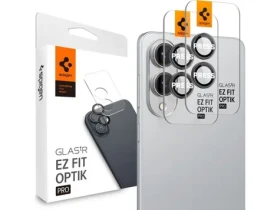 Spigen Glass tR EZ Fit Optik Pro HD tvrzené sklo pro Samsung Galaxy S25 Edge 2ks černá (AGL09413)