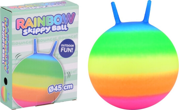 Skákací míč duhový Skippy rainbow 45 cm - Johntoy
