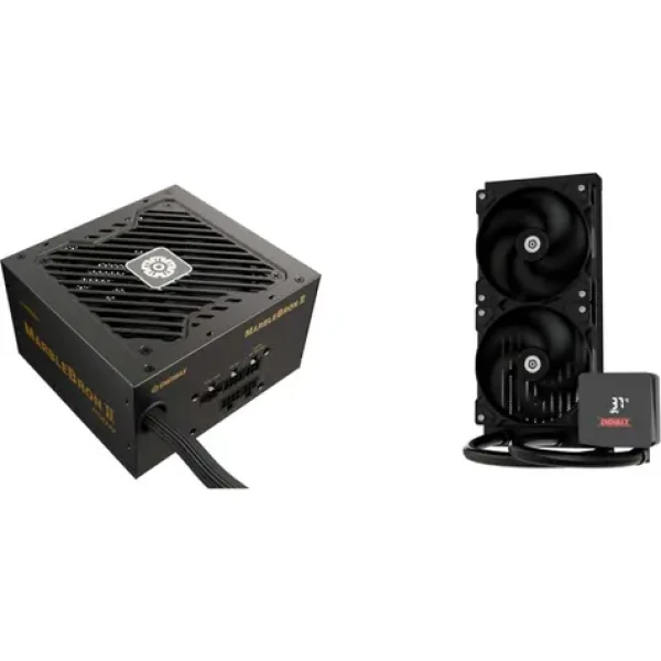 ENERMAX MarbleBron II 850W + Liqmax IV 240 mm černá / Sada / Zdroj 80PLUS Bronze / semi-modulární / AIO 240mm / AM4+AM5 (EMB850-LMIV240)