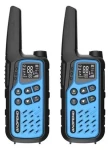 Baofeng BF-T25E modrá / Sada PMR vysílaček / 2 ks / 16 kanálů / VOX / dosah 10 km (5904921481908)