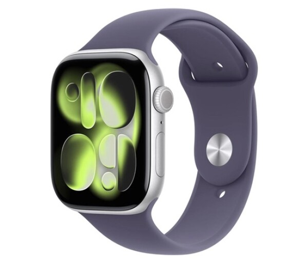 Apple Watch Series 11 GPS 42mm Silver Aluminium Case with Purple Fog Sport Band - S/M EDF_1218833