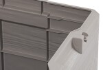 TOOMAX WOODYS zahradní plastový úložný box 90 L - světle šedá