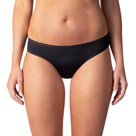 Dámské kalhotky s krajkou DAILY MICRO SLIP - BELLINDA - černá XXL