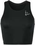 Běžecký top CRAFT PRO Hypervent Cropped 2 - černá Velikost textilu: M