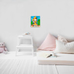 Antistresové omalovánky TSvetnoy TSvetnoy, LE098e, Diamond painting - diamantové malování, 30 x 40 cm, Malá slečna