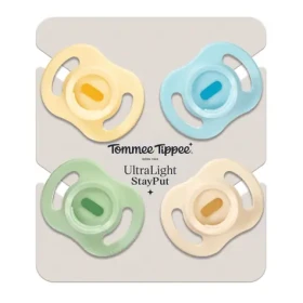 Tommee Tippee Silikonový Dudlík Ultra-light 0-6m, 4 ks, BOY (433611)