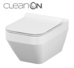 CERSANIT - Sada B217: závěsná mísa HF CREA obdélník TS SLIM DUR SC EO BOX S701-404