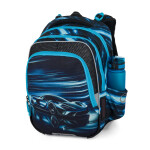 Školní batohový 5-dílný set Bagmaster BETA 25 A PAPOUŠEK (batoh,penál,sáček na cvičky,box na svačinu,láhev)