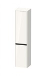 DURAVIT - Ketho.2 Vysoká skříňka 176x40x36 cm, 2 dvířka, panty vlevo, lesklá bílá K21329L22220000