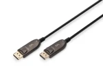 Digitus AK-340107-100-S černá / DisplayPort kabel / Aktivní optický / 8K 60 Hz / 32,4 Gbps / DP 1.4 / 10 m (AK-340107-100-S)