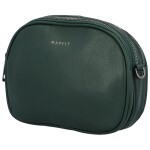 Malá trendy koženková crossbody kabelka Jennifer, tmavě zelená