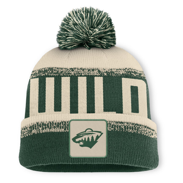 Fanatics Pánská zimní čepice Minnesota Wild NHL Thrive Cuffed Pom Beanie