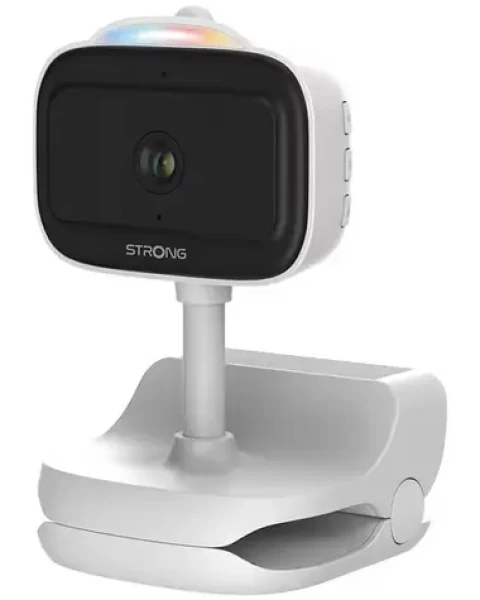 STRONG DOVY bílá / Dětská IP kamera / Li-ion aku / 3 MPx / Wi-Fi 2.4GHz / SD karta / noční vidění / obousměrný zvuk (STRONG DOVY)