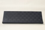 Gumová rohož na schody černé barvy 76x26 cm