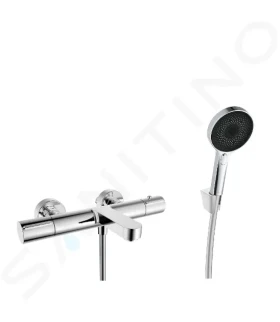 Kielle Termostatická vanová baterie s příslušenstvím EcoSpare, chrom 10302SNT10