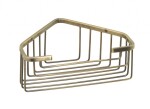 Gedy - SMART rohová police do sprchy, 200x80x151, bronz 2483-44