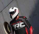 Helma na motorku Xrc DS Concept glossy white - L / bílá