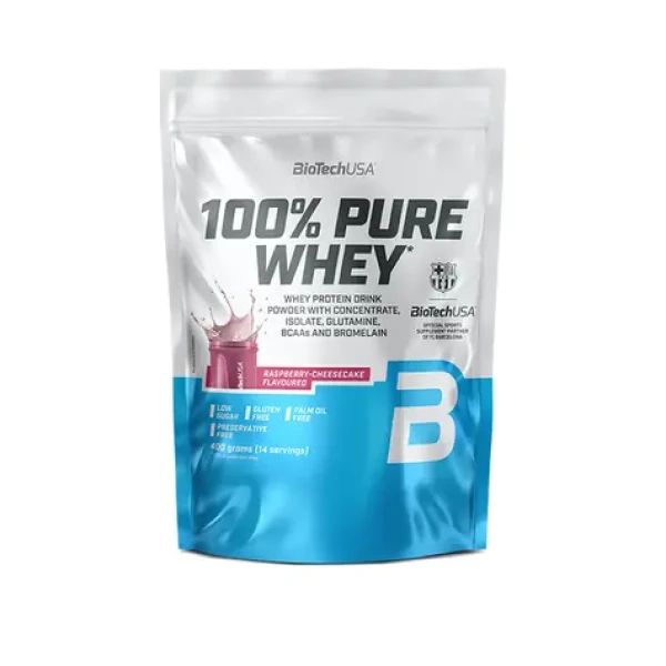 BioTech 100% Pure Whey raspberry cheesecake 400 g (19150)