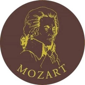 Dortisimo Bombasei čokoládová dekorace tmavá Mozart (240 ks)