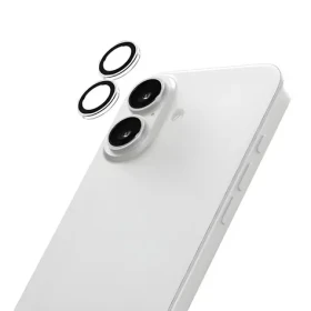 LAUT Prime Glass Camera Ring iPhone 17 černá / Ochranné sklo fotoaparátu / tvrzené sklo 9H / instalační rámeček (L_IP25A_PGL_BK)