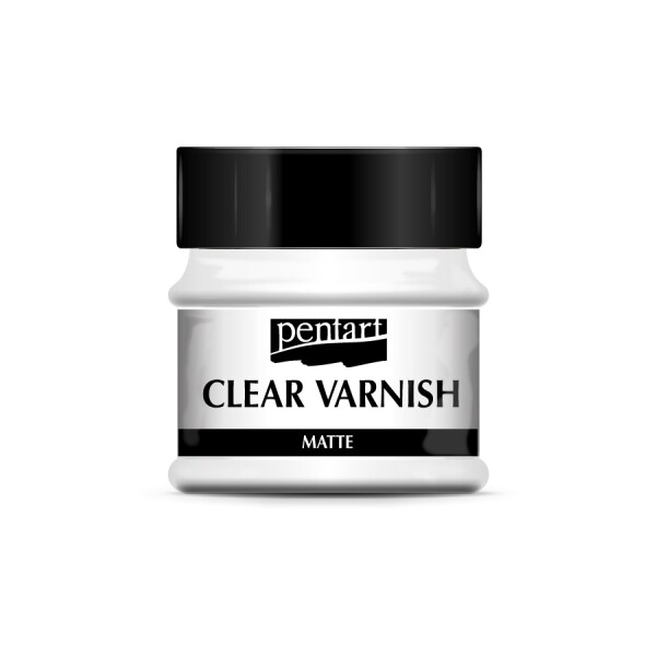 Pentart lak na ředidlové bázi 50 ml matný