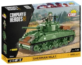 COBI 3044 Company of Heroes 3 Americký střední tank Sherman M4A1