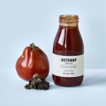 Nicolas Vahé Rajčatový kečup s černým lanýžem 250 ml, červená barva