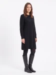 HOSH Dámské úpletové šaty Rona černé Velikost: XL/XXL