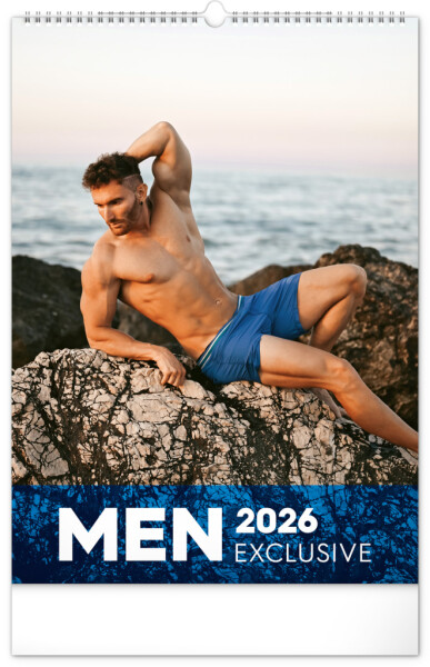 Nástěnný kalendář 2026 NOTIQUE - Men Exclusive, 33 x 46 cm