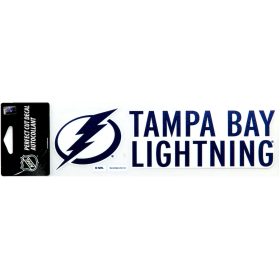 Wincraft Samolepka Tampa Bay Lightning Logo Text Decal% 1 ks