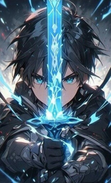 Diamantový obrázek - Kirito 30x40 cm