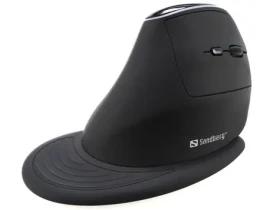 Sandberg Wireless Vertical Mouse Pro černá / vertikální myš / optická / 1600 DPI / 6 tlačítek (630-13)