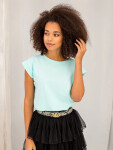 Dámské tričko RV TS 4833.70P mentolové - Basic XS