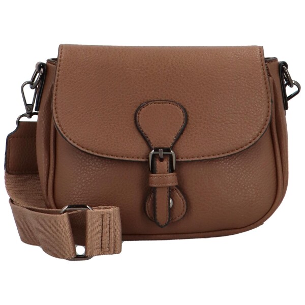 Trendy dámská koženková crossbody kabelka Bindi, taupe