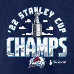 Fanatics Pánské tričko Colorado Avalanche 2022 Stanley Cup Champions Trophy Velikost: XXXL