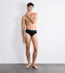 Pánské slipy EVER Ease Brief 2P - BLACK - černé 0004 - SLOGGI BLACK L