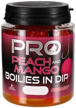 Starbaits Boilies In Dip Pro Peach Mango 150g 20mm (62740)