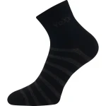 VOXX Ponožky dámské BOXANA letní pruhované ČERNÉ (3 páry) 35-38 120101