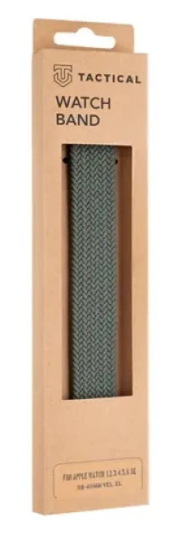 Tactical 766 Pletený Převlékací Řemínek pro Watch 38 40mm vel. XL zelená (8596311138591)