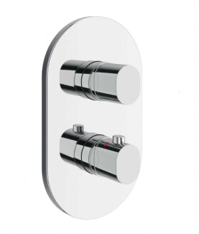 RAVAK - Chrome II Termostatická baterie pod omítku, pro 3 spotřebiče, chrom X070457