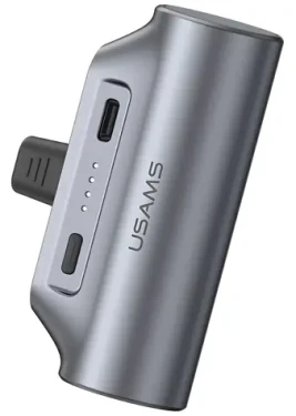 USAMS PB79 šedá / Powerbanka / 3 000 mAh / USB-C (3KCD24801)