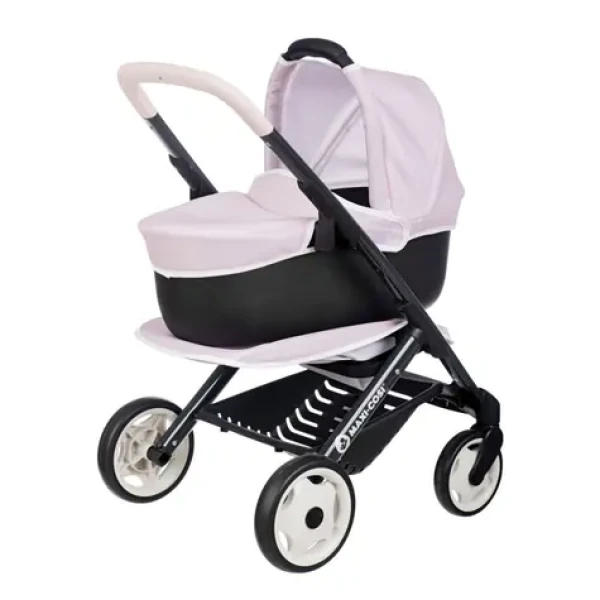 Smoby Kombinovaný kočárek Maxi Cosi pro panenky světle růžová