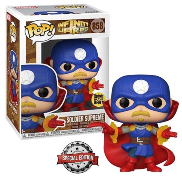 Funko POP Marvel: Infinity Warps - Soldier Supreme (exclusive special edition GITD)