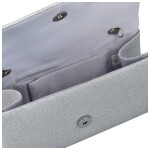 Módní dámské psaníčko Michelle Moon Chima, stříbrné